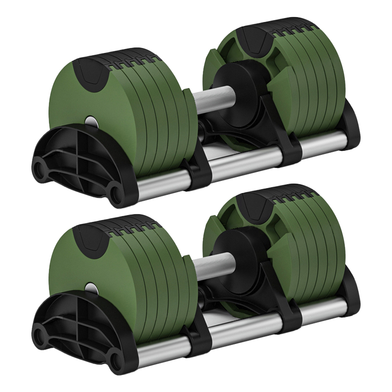 Adjustable Dumbbell Pair 40Kg - Halteres Redondos de Peso Livre para
