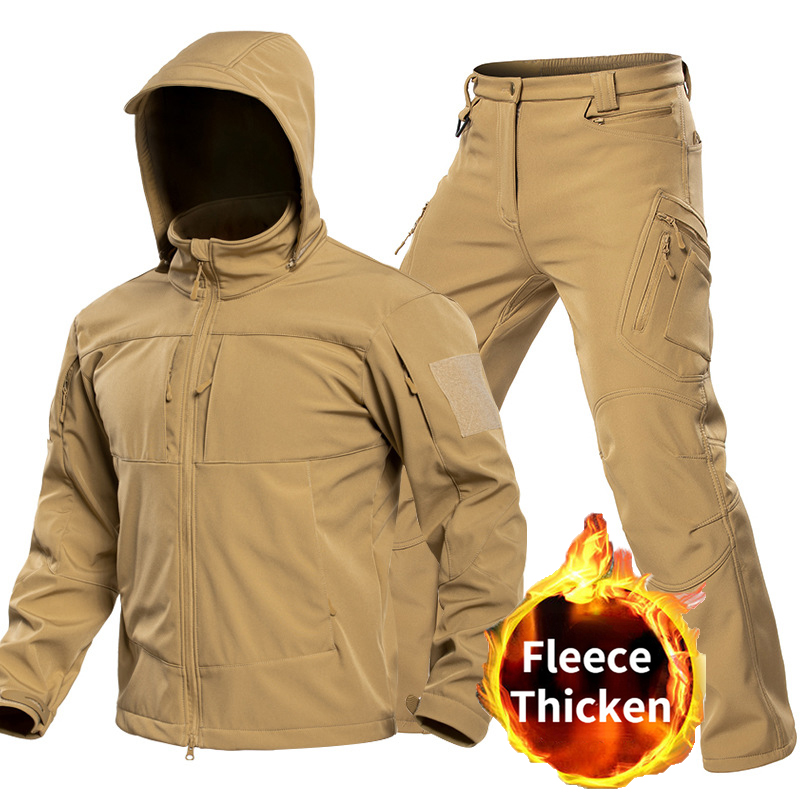Hiking - Conjunto Tático Softshell para Homens com