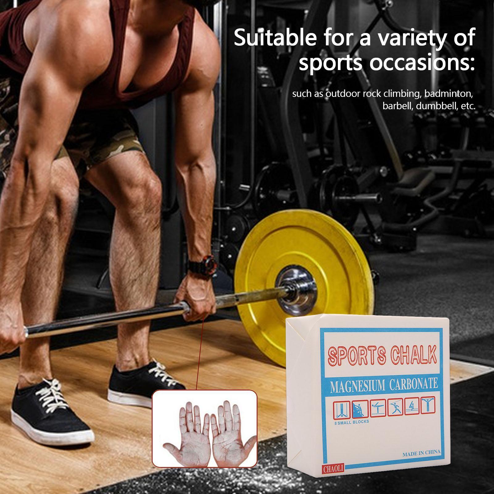 Gym Chalk Block Grip - Bloco de giz antiderrapante para academia,