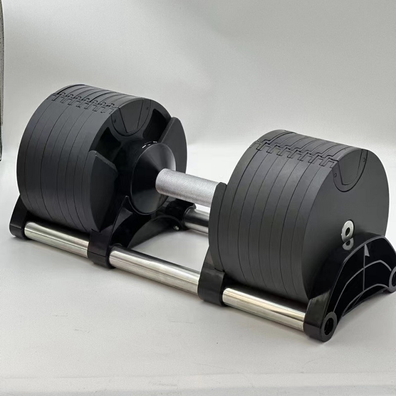 Adjustable Dumbbell Pair 40Kg - Conjunto de Fitness com Pesos Ajustáveis