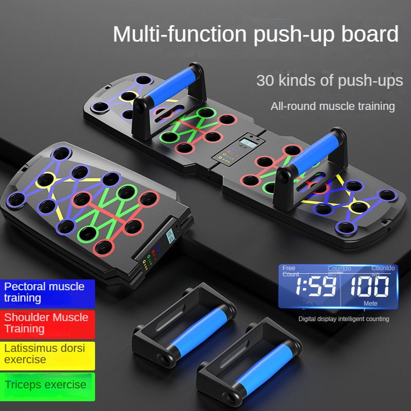 Push Up Board Foldable Multi Function - Novo conjunto de placa push-up multifuncional