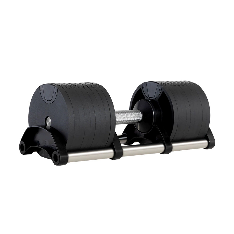Adjustable Dumbbell Pair 40Kg - para fitness em casa halteres banhados