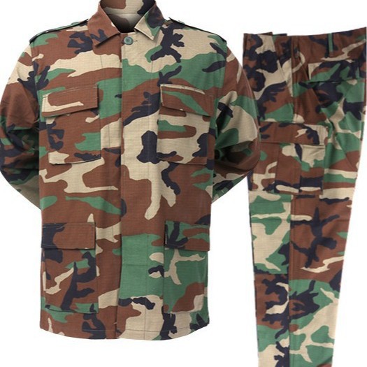 Hiking - Conjunto Tático Masculino BDU Camuflado de