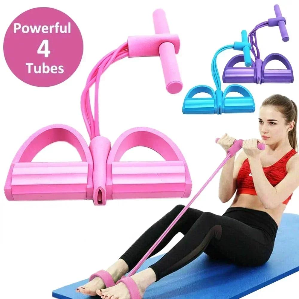 Pilates Bar Kit With Resistance Bands - Faixa elástica de resistência de nível